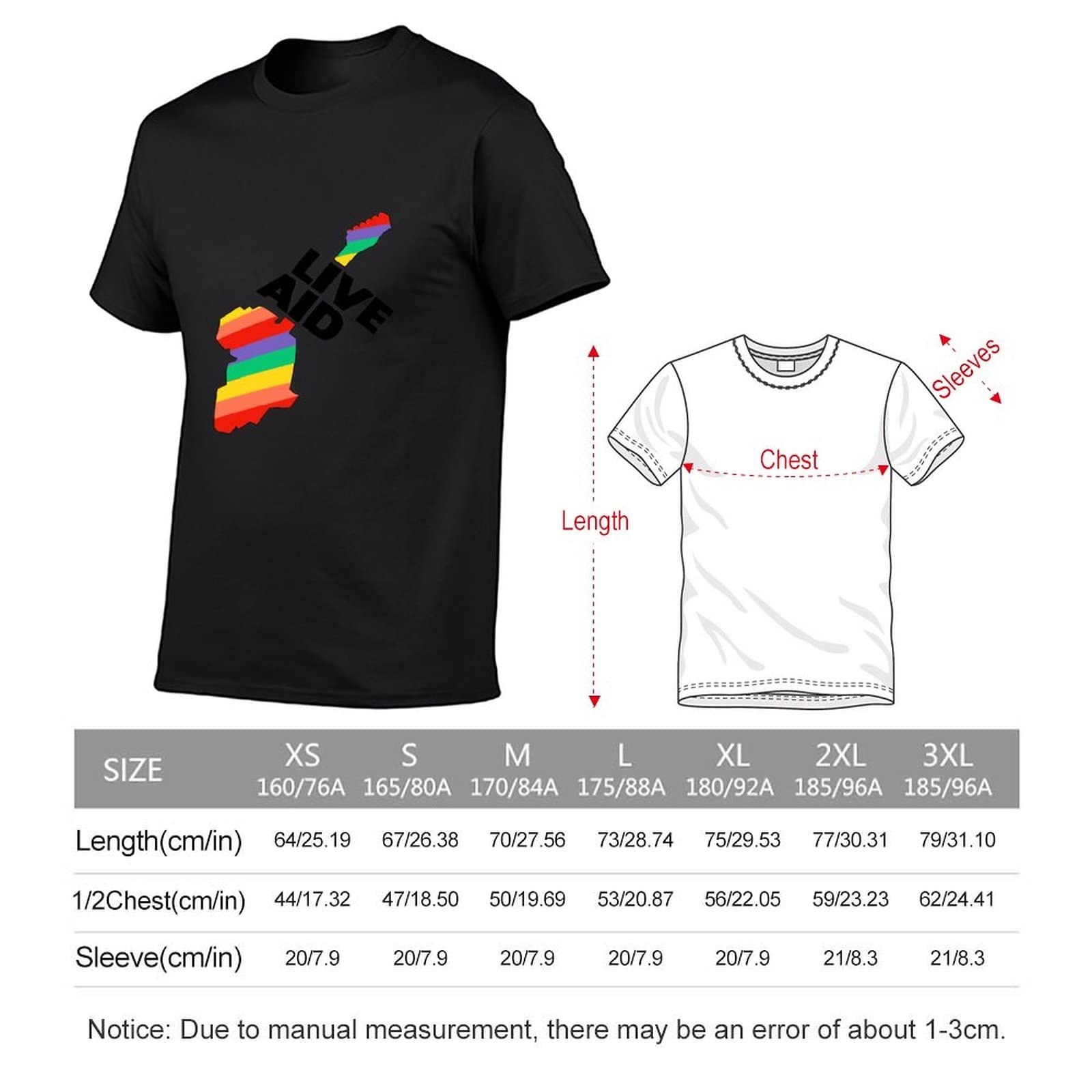 Amazon.co.jp: Tシャツ LIVE AID ライヴエイド バンド ロック (2) 綿